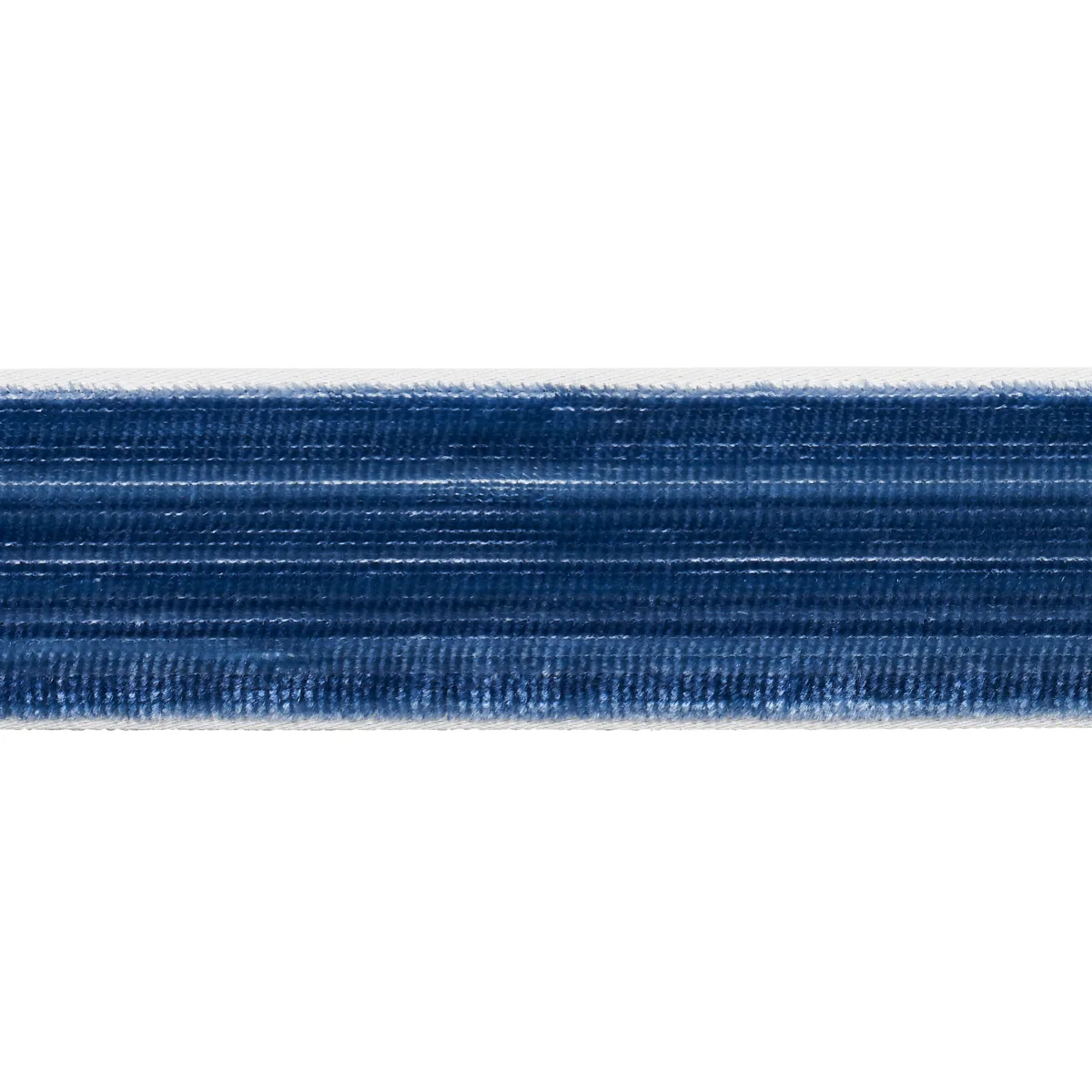 Schumacher Gaspard Velvet Tape Narrow trim in Sapphire (81291)