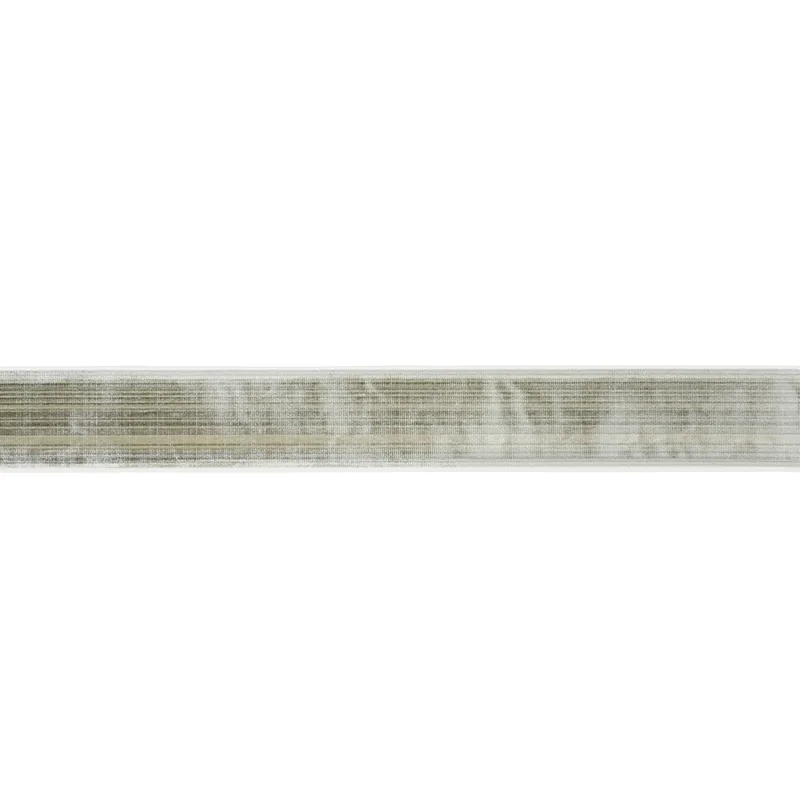 Schumacher Gaspard Velvet Tape Wide trim in Charcoal (74245)