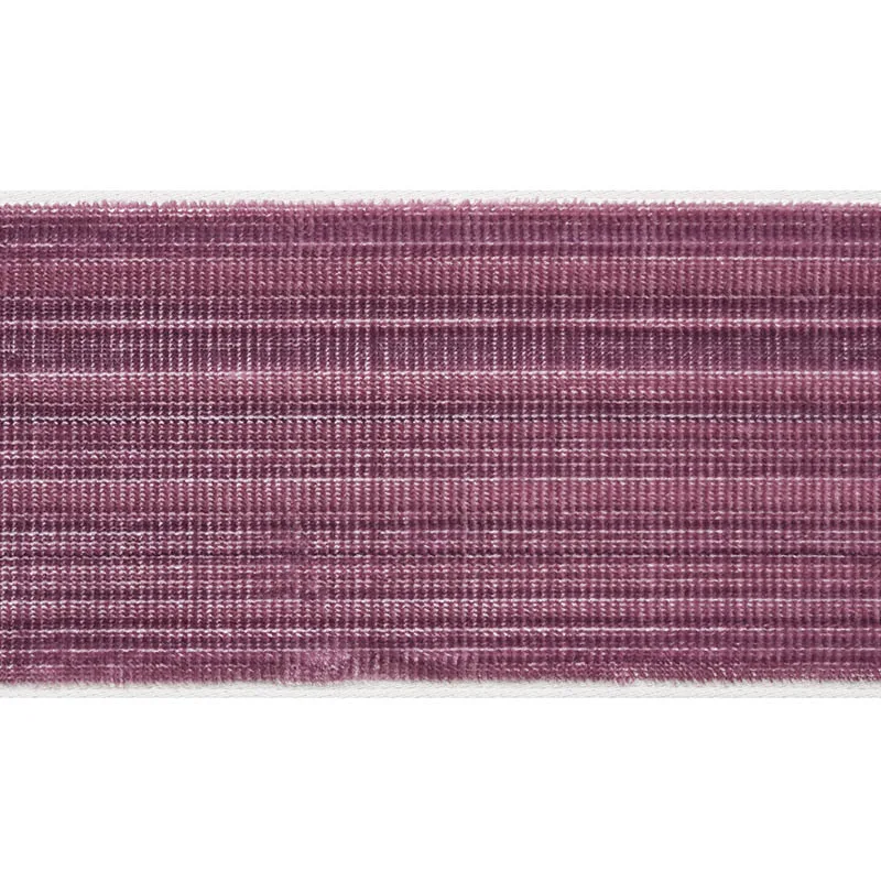 Schumacher Gaspard Velvet Tape Wide trim in Eggplant (74242)
