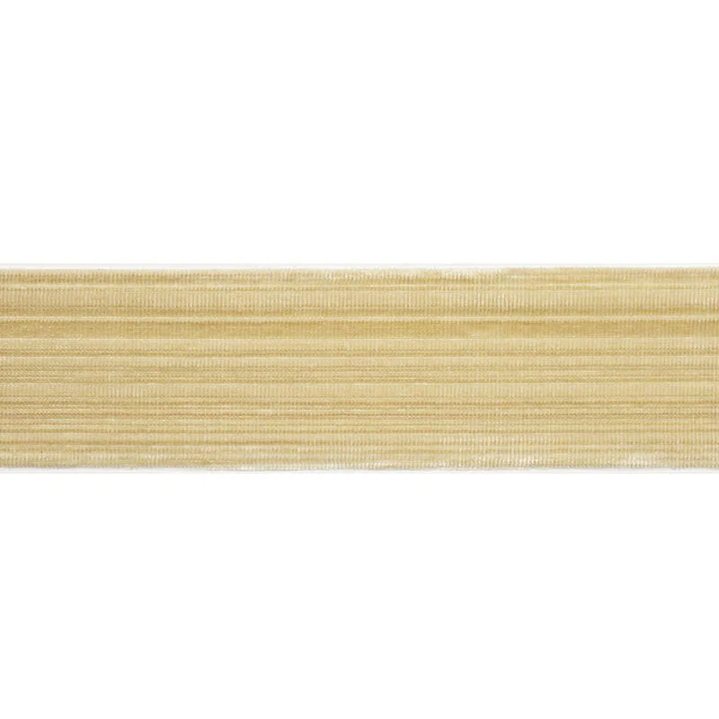 Schumacher Gaspard Velvet Tape Wide trim in Gold (74241)