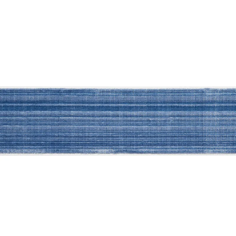 Schumacher Gaspard Velvet Tape Wide trim in Sapphire (74243)