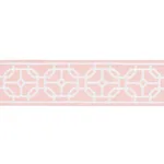 83654 | Gazebo Trellis Tape - Blush Schumacher Gazebo Trellis Tape trim in Blush (83654)