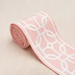 83654 | Gazebo Trellis Tape - Blush Schumacher Gazebo Trellis Tape trim in Blush (83654)