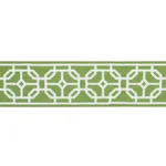 83652 | Gazebo Trellis Tape - Green Schumacher Gazebo Trellis Tape trim in Green (83652)