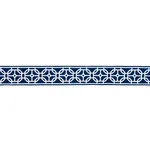 83651 | Gazebo Trellis Tape - Navy Schumacher Gazebo Trellis Tape trim in Navy (83651)