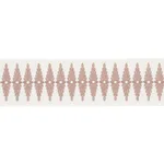 86322 | Genevieve Embroidered Tape - Blush Schumacher Genevieve Embroidered Tape trim in Blush (86322)