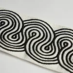 81250 | Giraldi Embroidered Trim - Black Schumacher Giraldi Embroidered Trim in Black (81250)