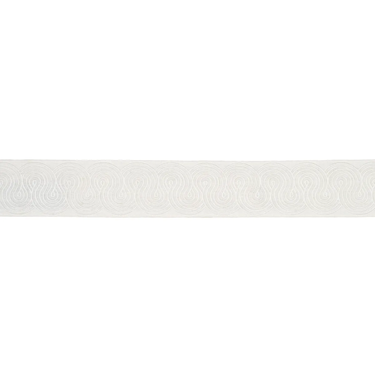 Schumacher Giraldi Embroidered Trim in Ivory (81252)
