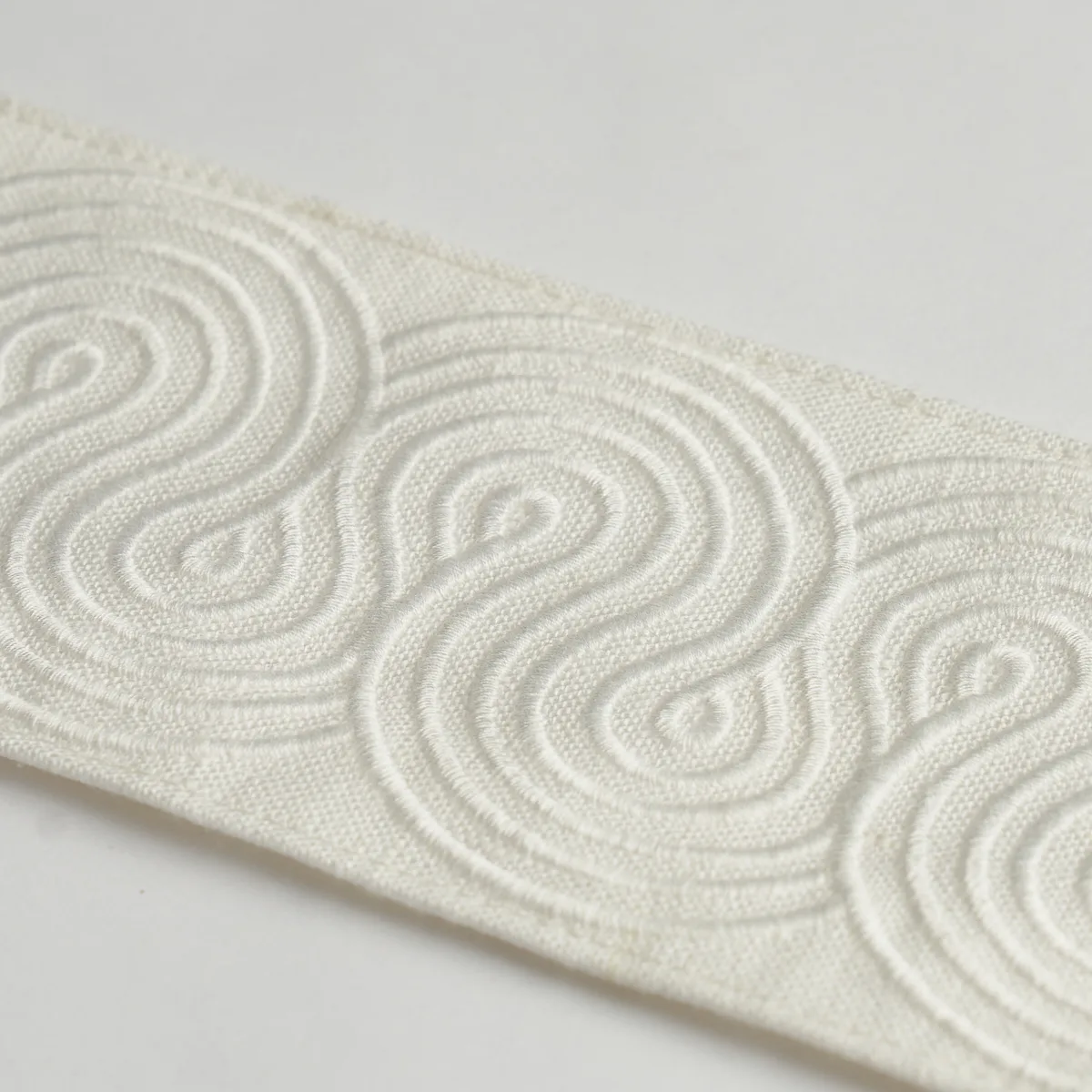 81252 | Giraldi Embroidered Trim - Ivory Schumacher Giraldi Embroidered Trim in Ivory (81252)