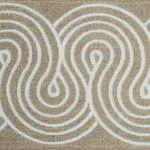 81251 | Giraldi Embroidered Trim - Linen Schumacher Giraldi Embroidered Trim in Linen (81251)