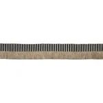 81212 | Graphic Fringe - Black Schumacher Graphic Fringe trim in Black (81212)