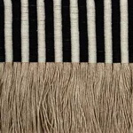 81212 | Graphic Fringe - Black Schumacher Graphic Fringe trim in Black (81212)