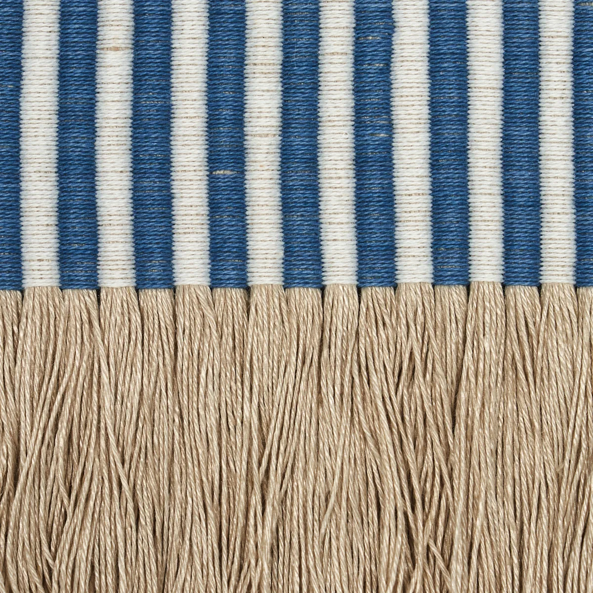 81211 | Graphic Fringe - Blue Schumacher Graphic Fringe trim in Blue (81211)