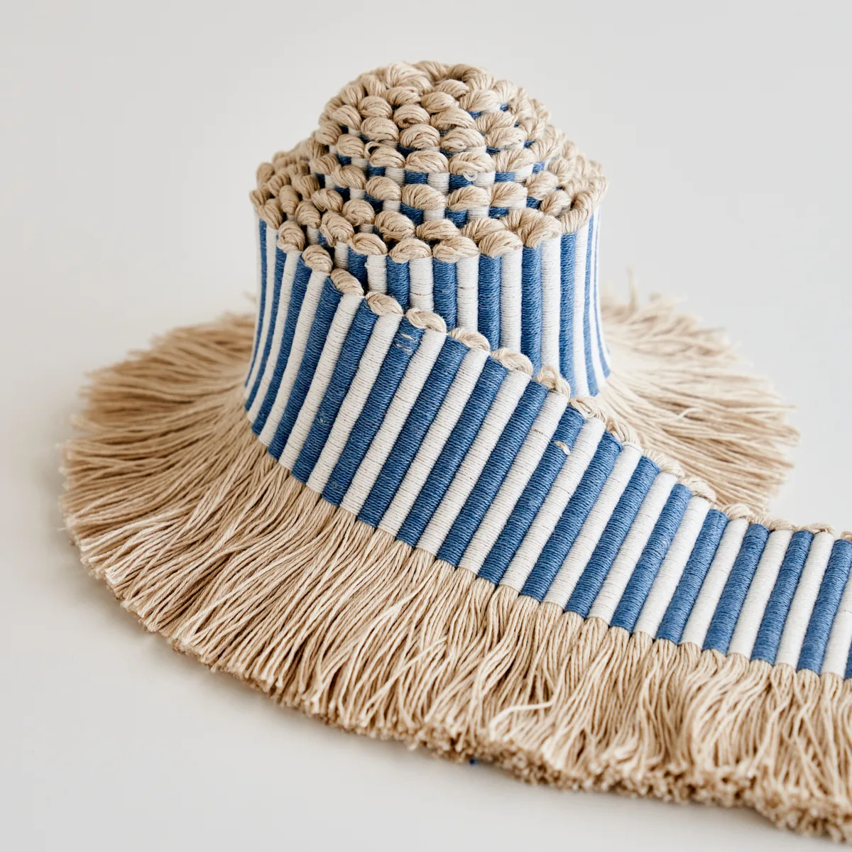 81211 | Graphic Fringe - Blue Schumacher Graphic Fringe trim in Blue (81211)