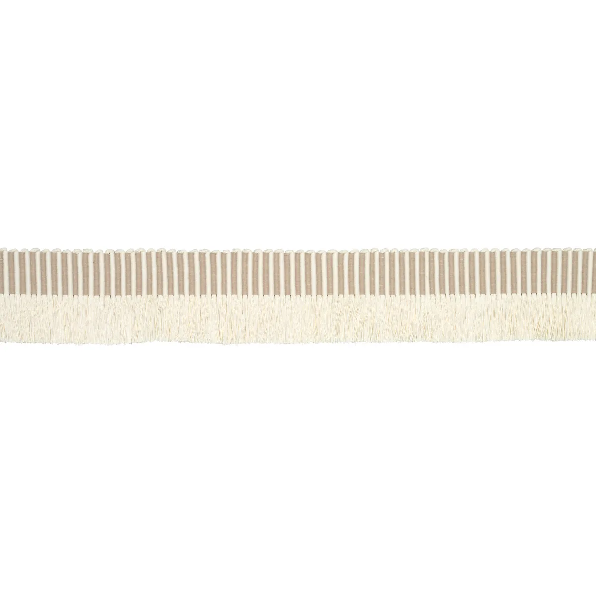 Schumacher Graphic Fringe trim in Ivory (81210)