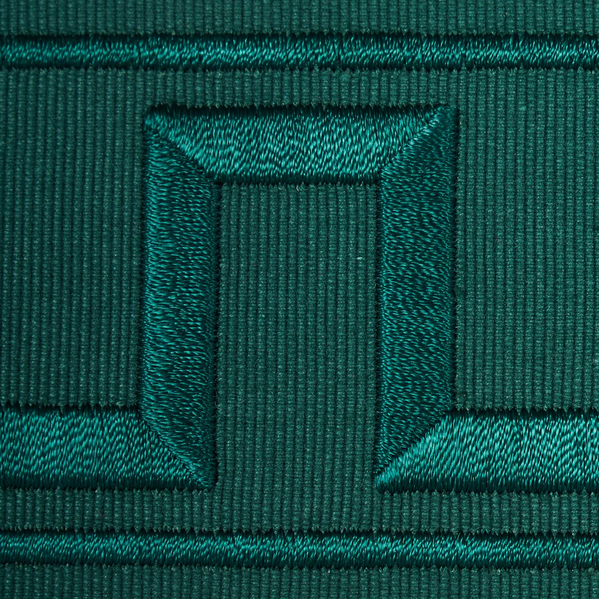 70804 | Greek Key Embroidered Tape - Emerald Schumacher Greek Key Embroidered Tape trim in Emerald (70804)