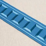 70806 | Greek Key Embroidered Tape - Teal Schumacher Greek Key Embroidered Tape trim in Teal (70806)