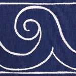 70753 | Greek Waves Trim - White on Navy Schumacher Greek Waves Trim in White on Navy (70753)