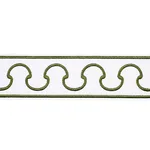 84561 | Grenelle - Green Schumacher Grenelle trim in Green (84561)