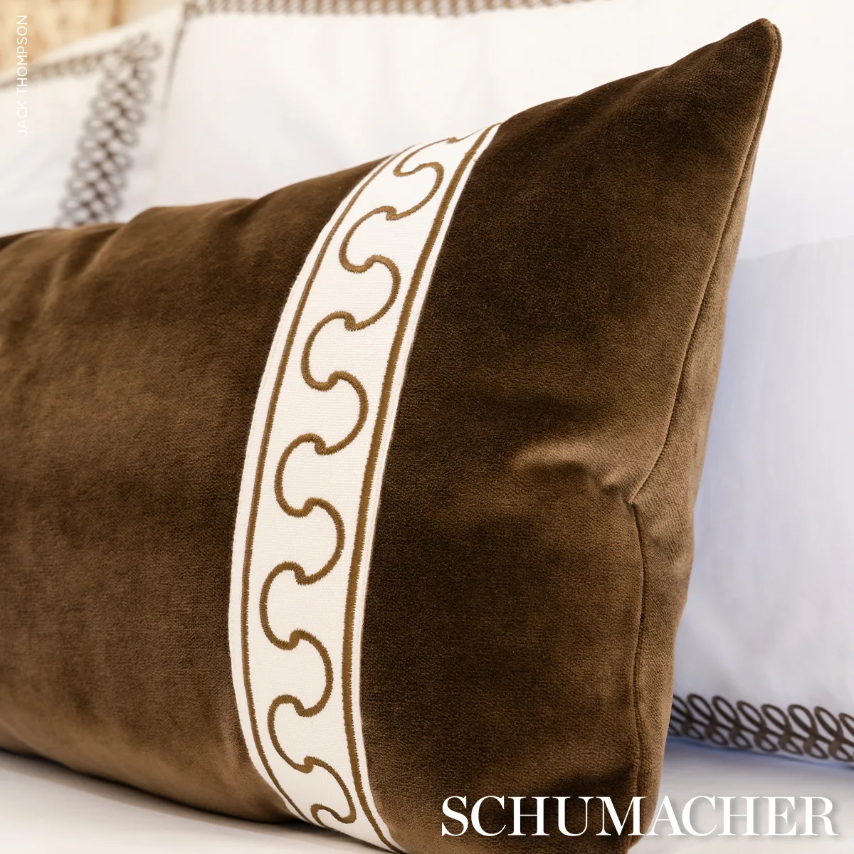 84560 | Grenelle - Taupe Schumacher Grenelle trim in Taupe (84560)