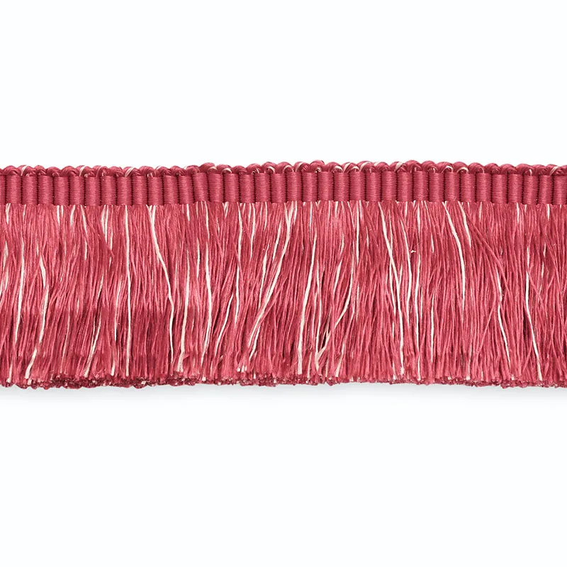 Schumacher Ground Cut Fringe trim in Berry Multi (CF3004-7)