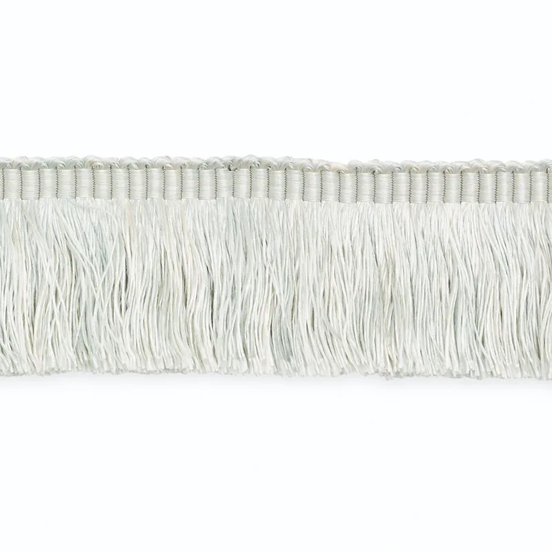Schumacher Ground Cut Fringe trim in Powder (CF3004-14)