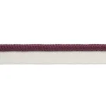 74555 | Gustave Silk Lip Cord Medium - Eggplant Schumacher Gustave Silk Lip Cord Medium trim in Eggplant (74555)