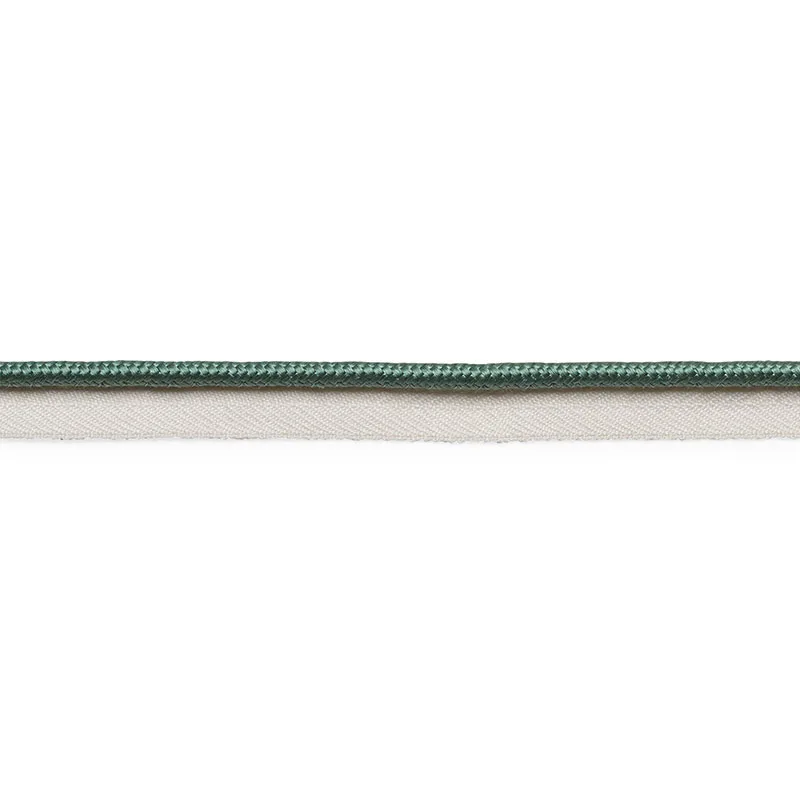 Schumacher Gustave Silk Lip Cord Medium trim in Patina (74546)