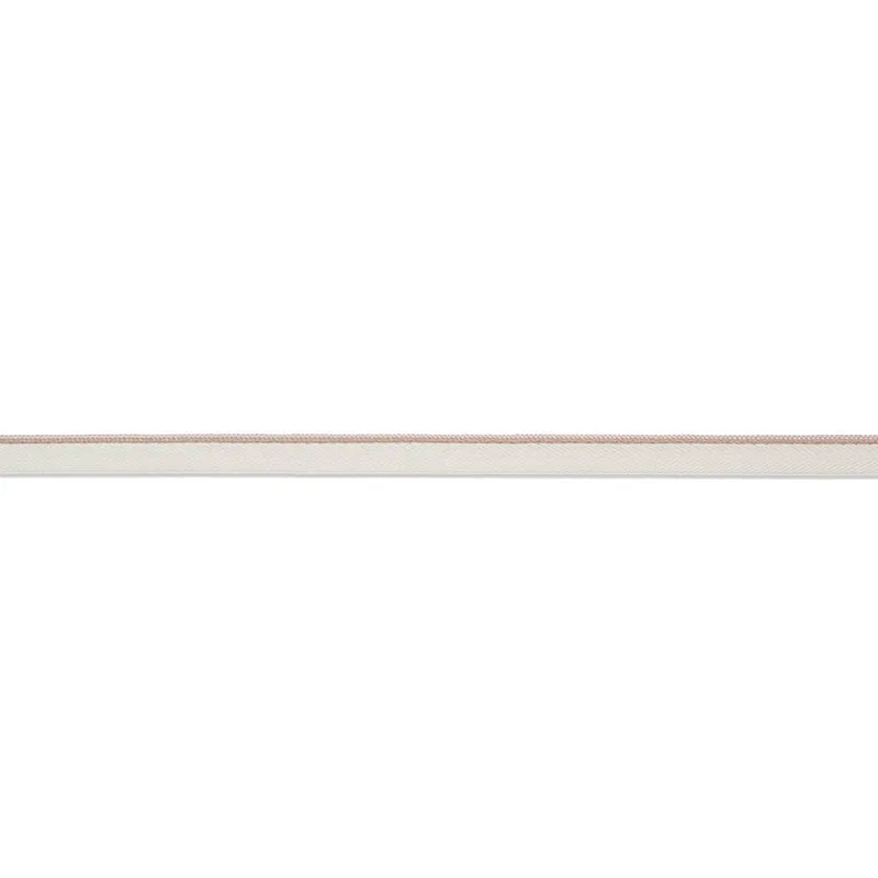 Schumacher Gustave Silk Lip Cord Narrow trim in Blush (74536)