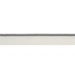 74533 | Gustave Silk Lip Cord Narrow - Grey Schumacher Gustave Silk Lip Cord Narrow trim in Grey (74533)