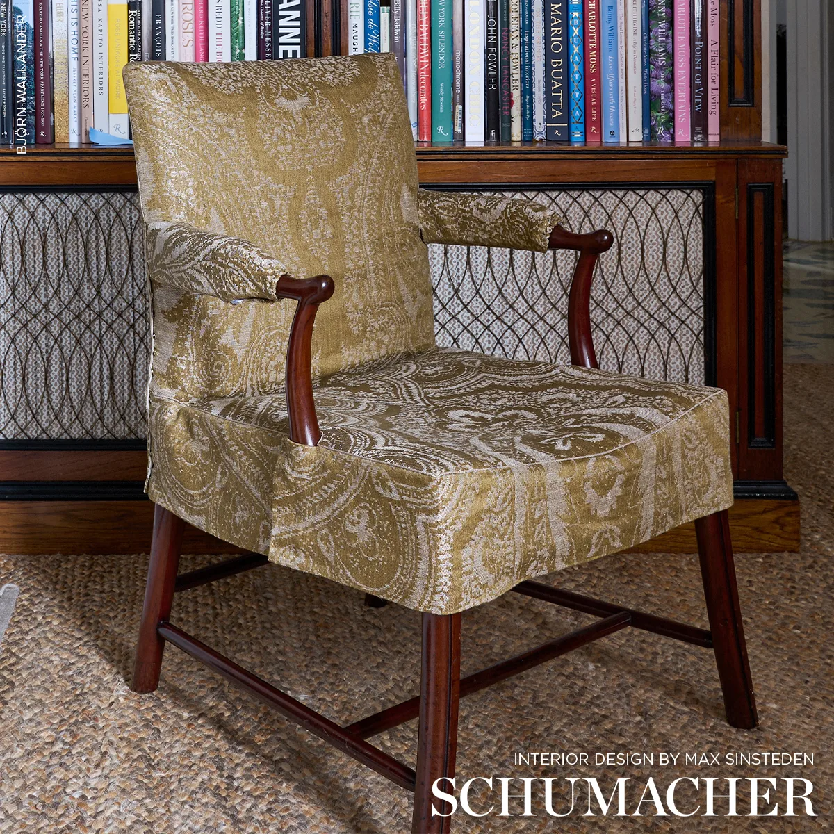 Schumacher Gustave Silk Lip Cord Narrow trim in Sand (74523)