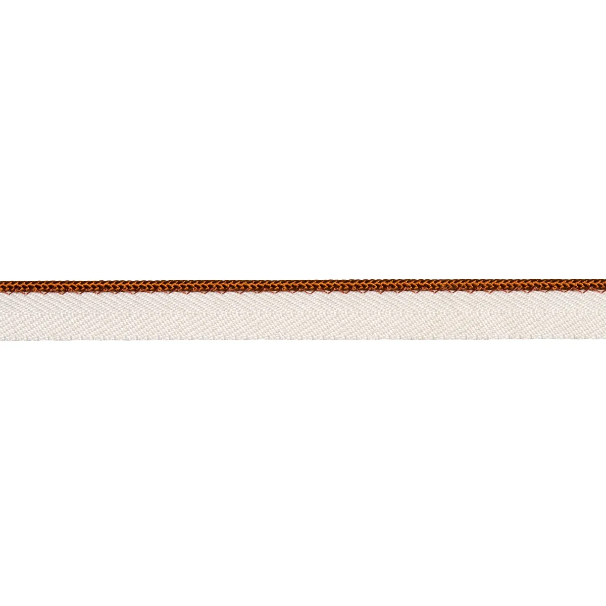 Schumacher Gustave Silk Lip Cord Narrow trim in Spice (74538)