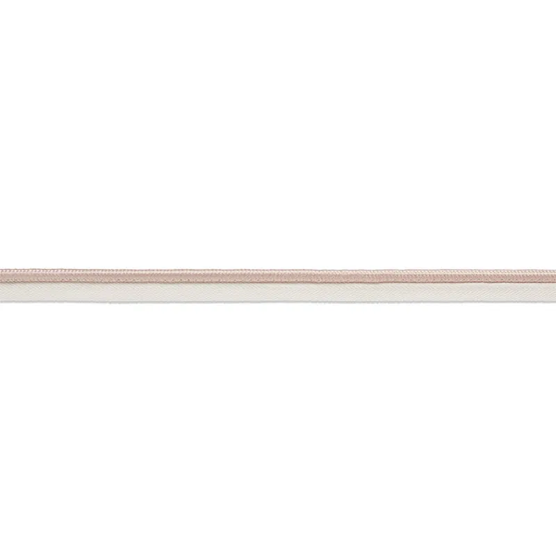 Schumacher Gustave Silk Lip Cord Wide trim in Blush (74576)