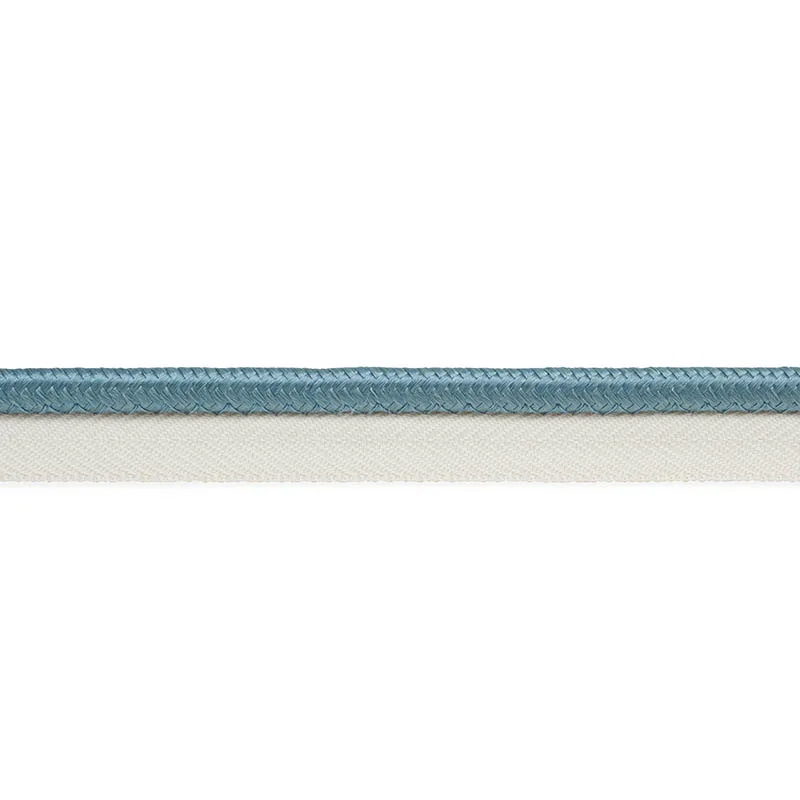 Schumacher Gustave Silk Lip Cord Wide trim in Cadet (74572)