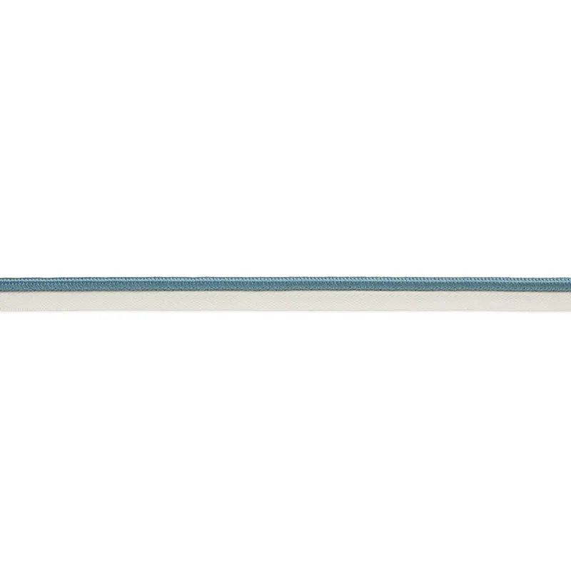 Schumacher Gustave Silk Lip Cord Wide trim in Cadet (74572)