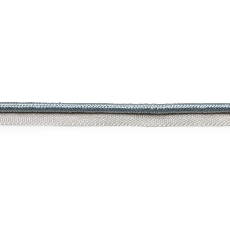 Schumacher Gustave Silk Lip Cord Wide trim in Cloud (74562)