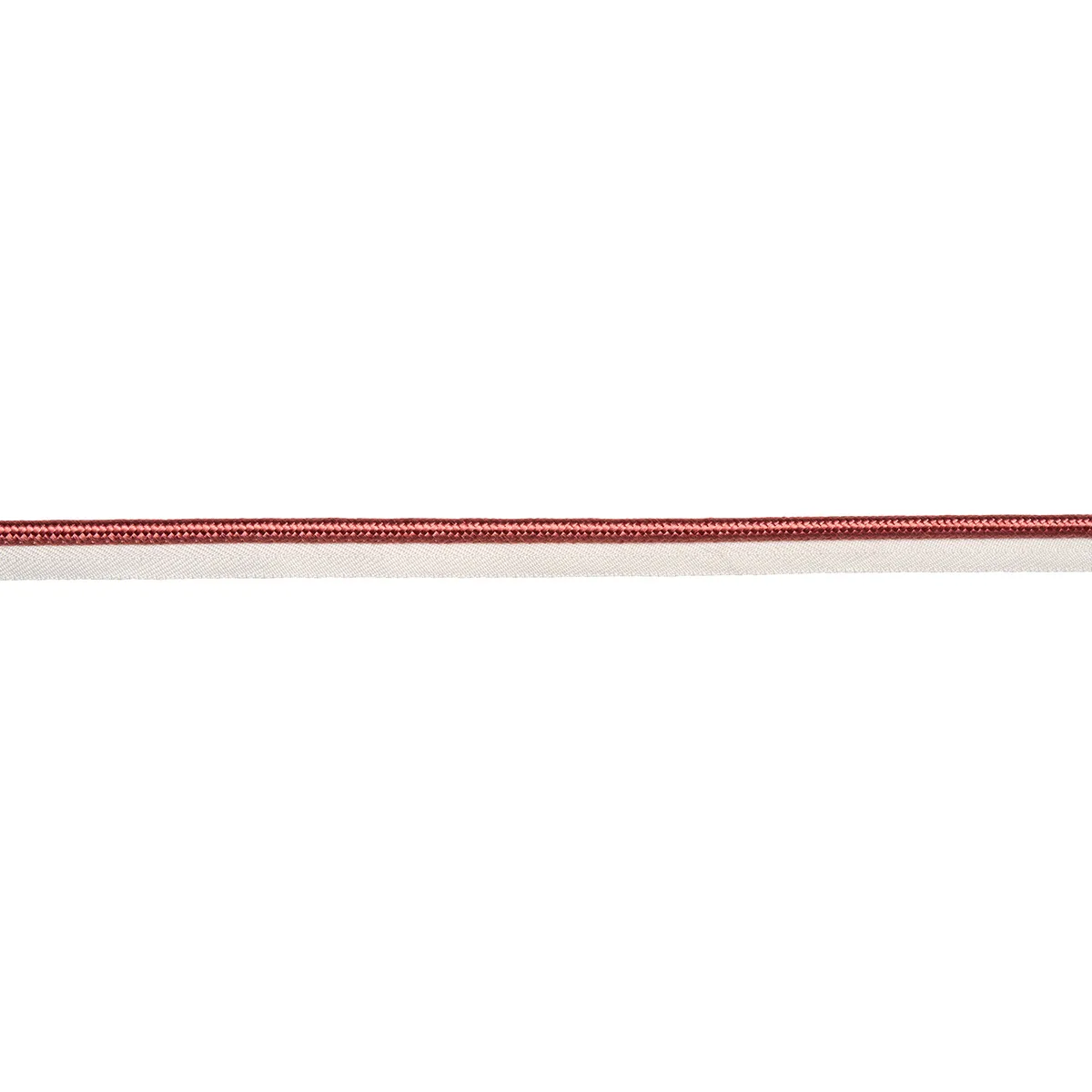 Schumacher Gustave Silk Lip Cord Wide trim in Coral (74578)