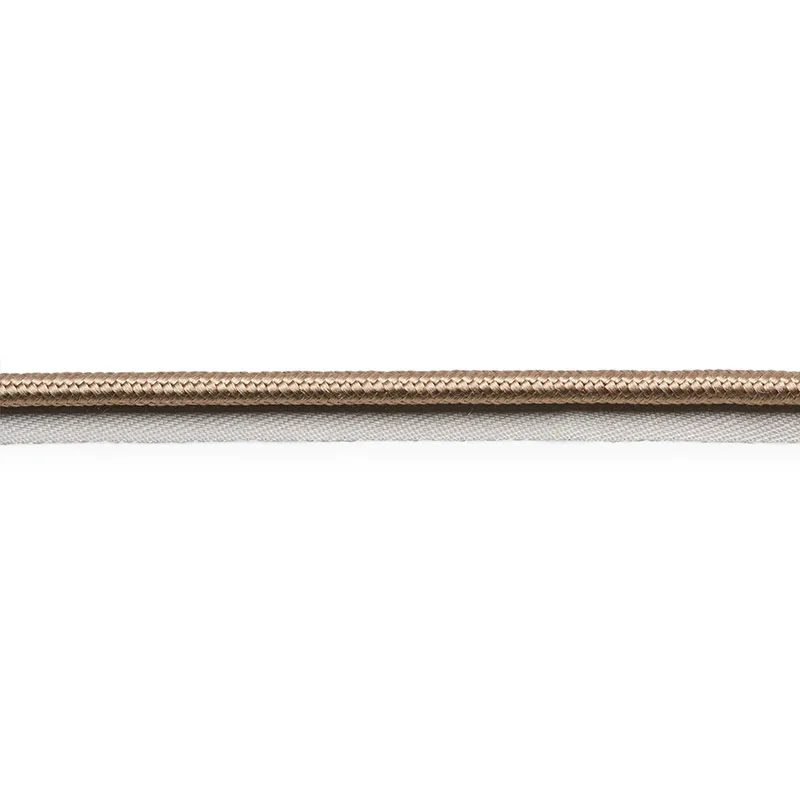 Schumacher Gustave Silk Lip Cord Wide trim in Sand (74563)