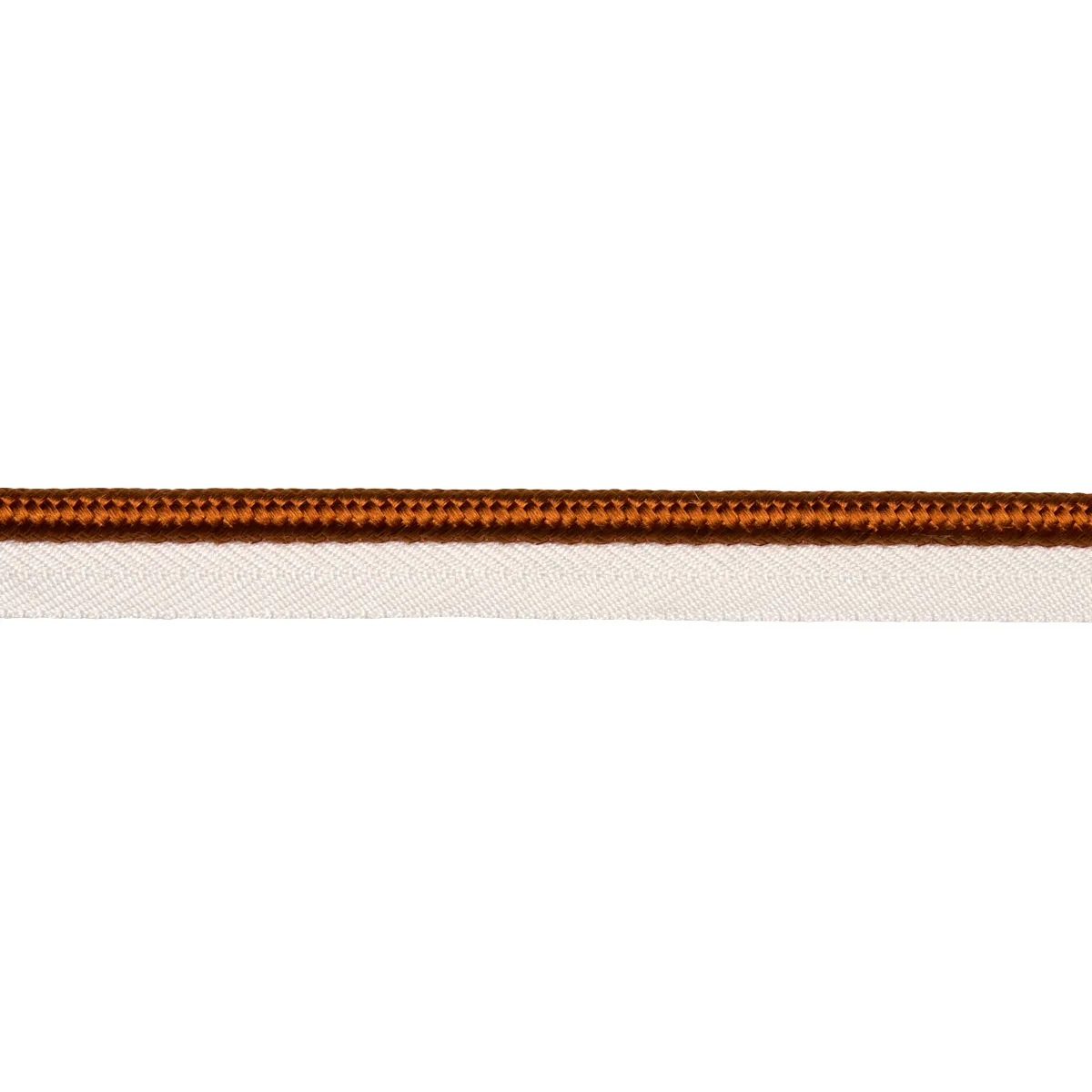 Schumacher Gustave Silk Lip Cord Wide trim in Spice (74579)