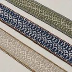 84020 | Helena Linen Cotton Tape - Indigo Schumacher Helena Linen Cotton Tape trim in Indigo (84020)