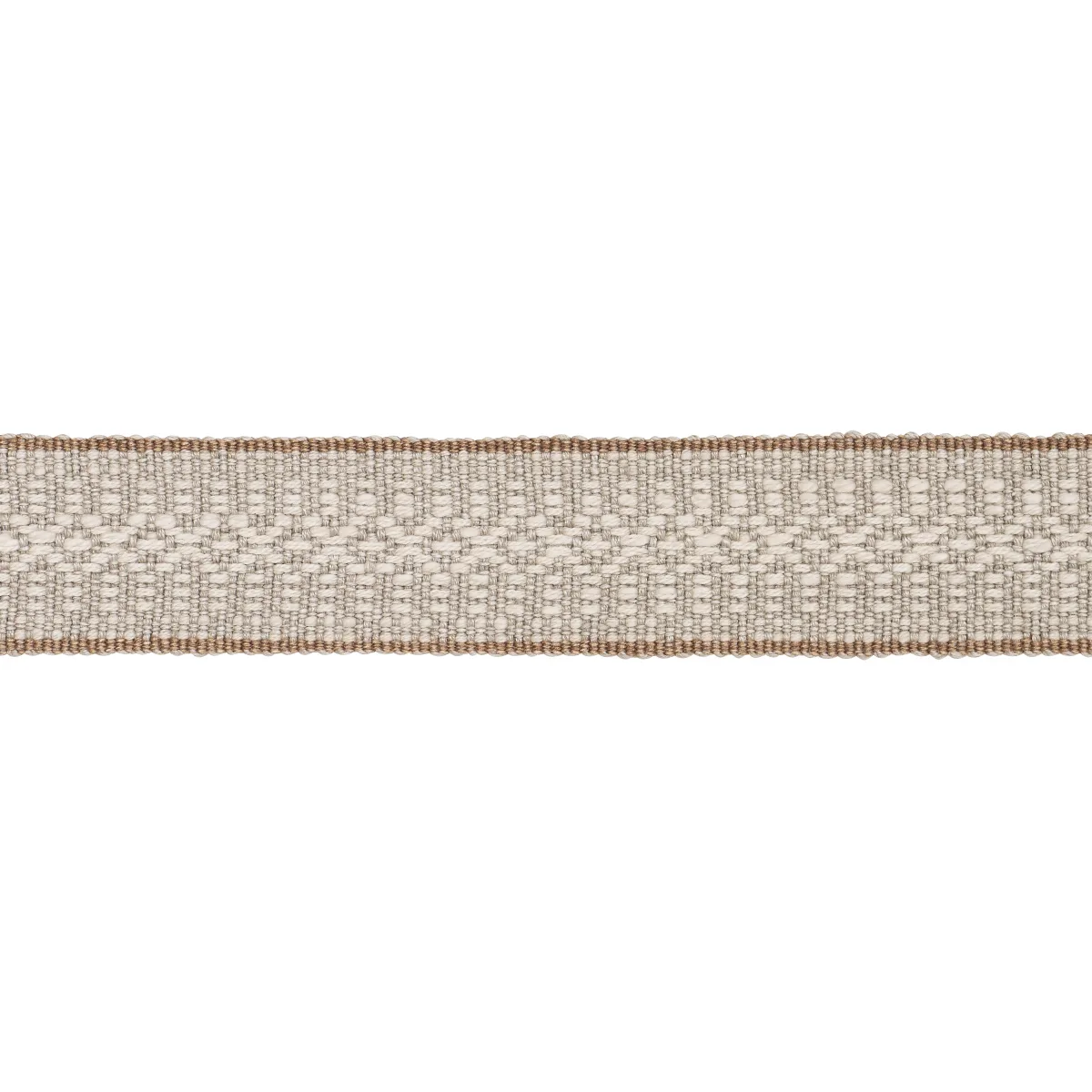 Schumacher Helena Linen Cotton Tape trim in Natural (84021)
