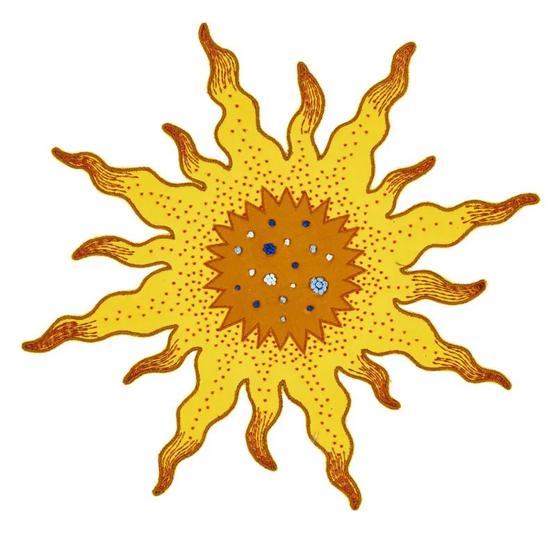 Schumacher Helios Appliqué trim in Yellow (79640)