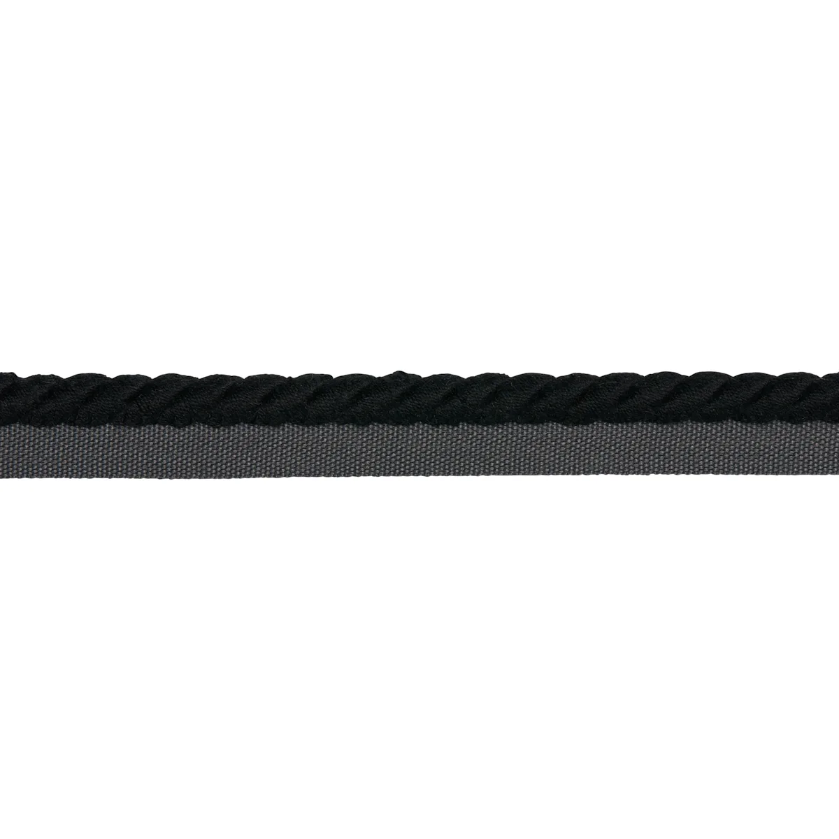 Schumacher Henley Cotton Cord trim in Black (86519)