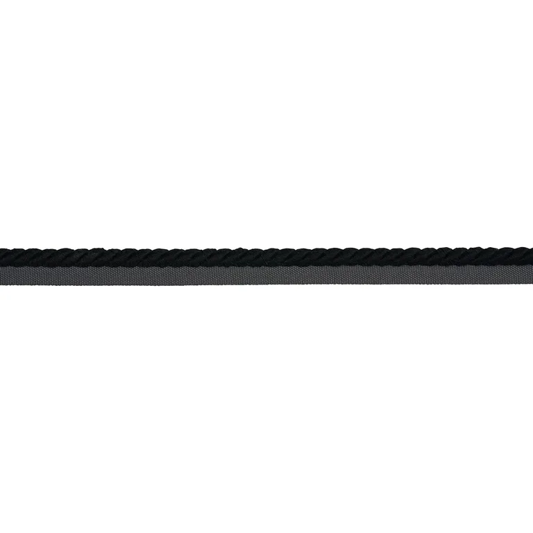 Schumacher Henley Cotton Cord trim in Black (86519)