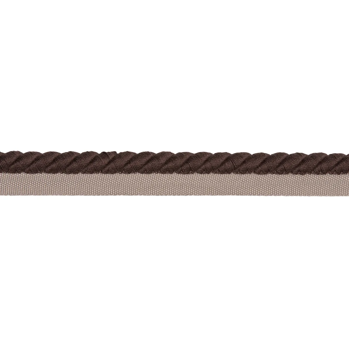 Schumacher Henley Cotton Cord trim in Brown (86518)