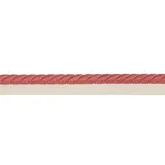 Schumacher Henley Cotton Cord trim in Coral (86514)