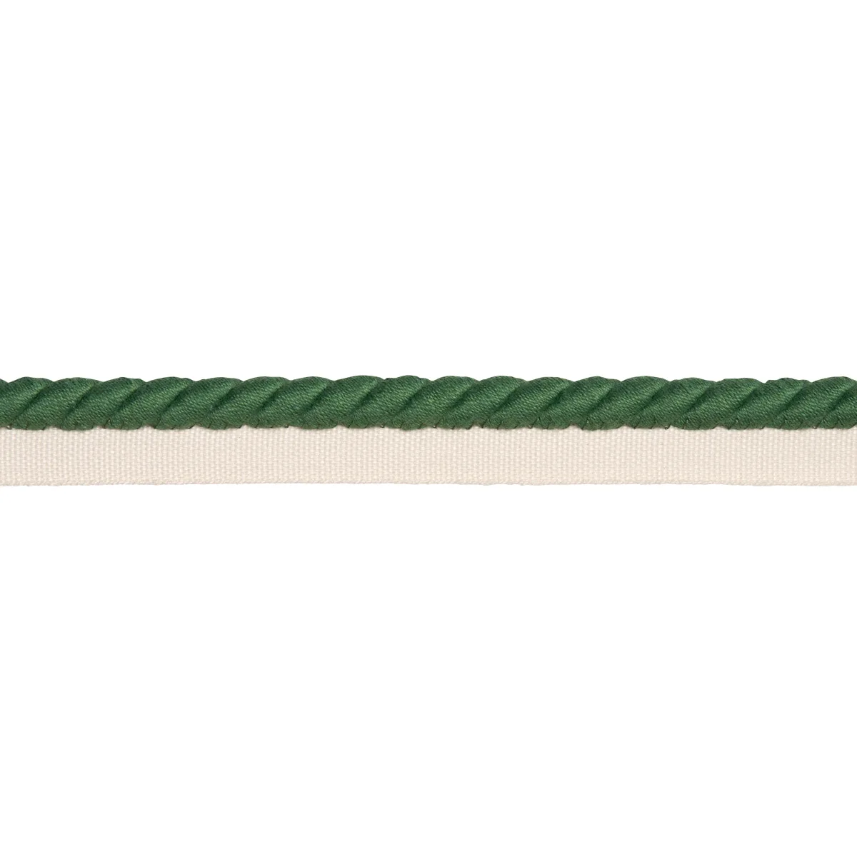 Schumacher Henley Cotton Cord trim in Emerald (86517)