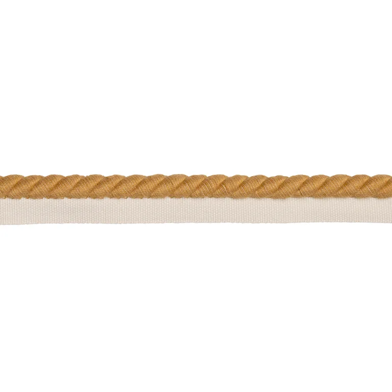 Schumacher Henley Cotton Cord trim in Gold (86516)