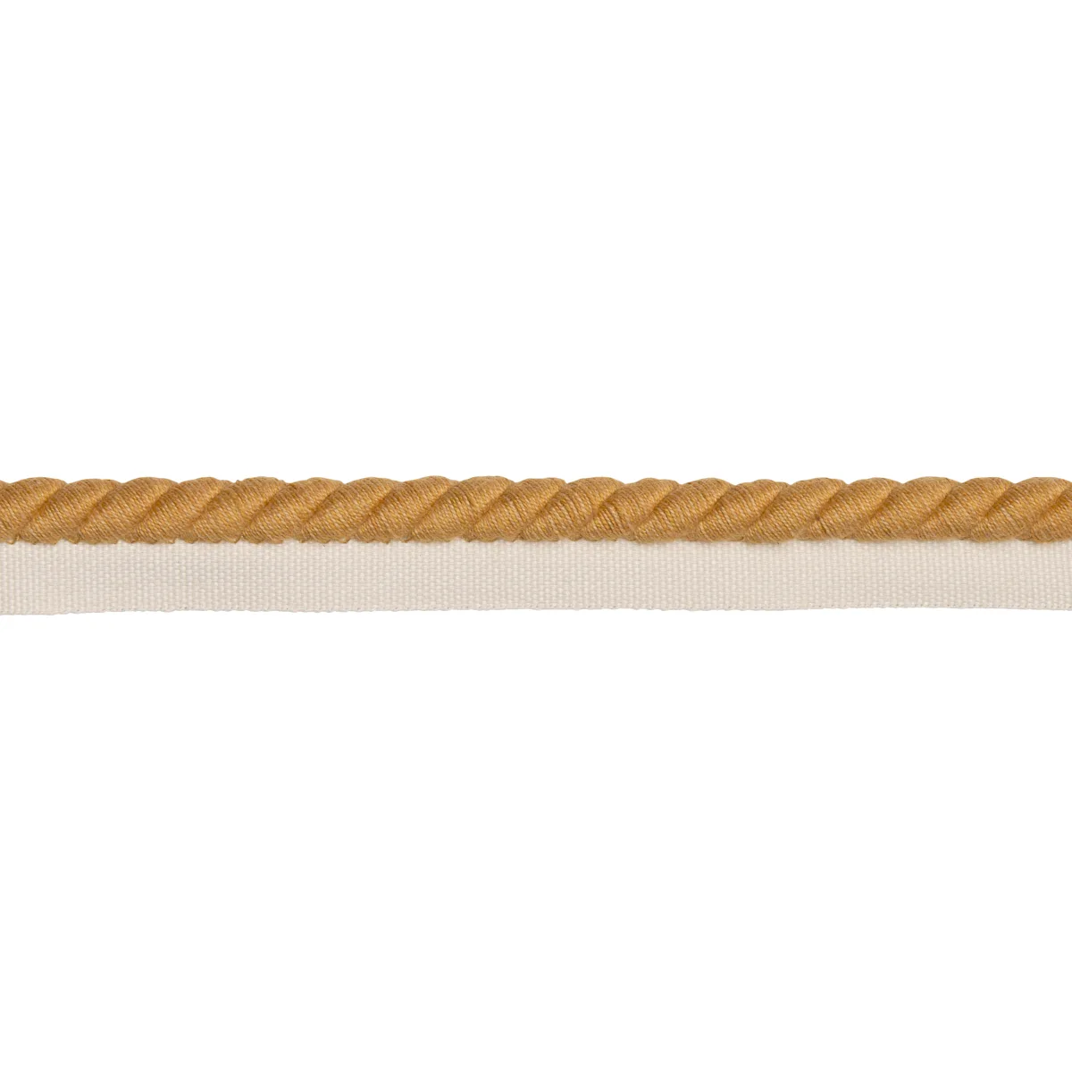 Schumacher Henley Cotton Cord trim in Gold (86516)
