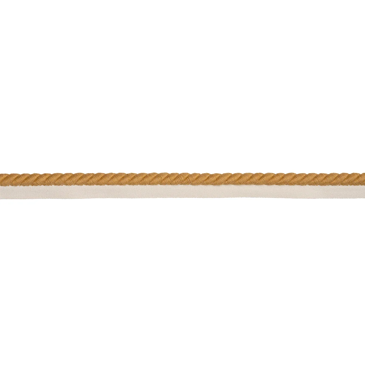 Schumacher Henley Cotton Cord trim in Gold (86516)